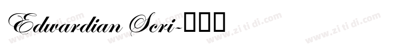 Edwardian Scri字体转换